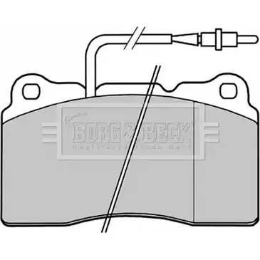 Тормозные колодки, дисковые, комплект BORG & BECK 3150497 EC 3VKE BBP1829 E7ACU