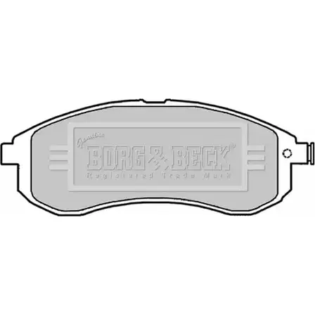 Тормозные колодки, дисковые, комплект BORG & BECK WHG4FN 3 BBP1840 3150508 ITLUJE8