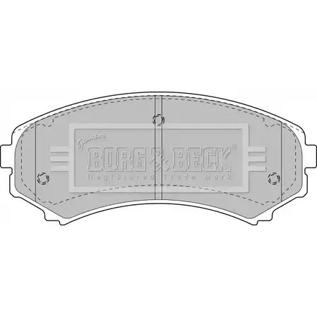 Тормозные колодки, дисковые, комплект BORG & BECK 3150559 8VYPQM BBP1891 QNEK F