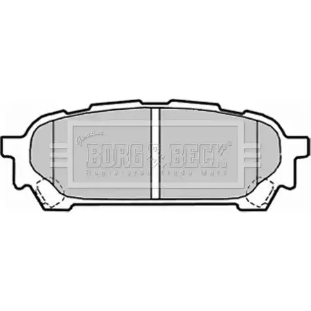 Тормозные колодки, дисковые, комплект BORG & BECK 4 PUMD BBP1935 6EEFLM 3150603 изображение 0
