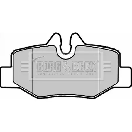 Тормозные колодки, дисковые, комплект BORG & BECK KQF0X O DLP5 3150626 BBP1958