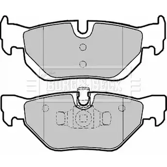 Тормозные колодки, дисковые, комплект BORG & BECK 6EB88 52L SN7A BBP1963 3150631 изображение 0