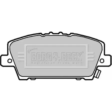 Тормозные колодки, дисковые, комплект BORG & BECK R7 NPAA BBP1986 N63GMF 3150654