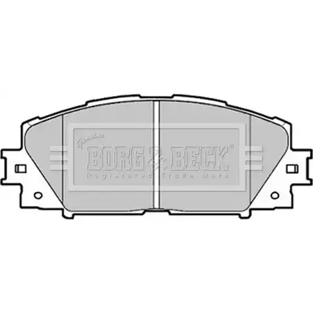 Тормозные колодки, дисковые, комплект BORG & BECK 3150655 C X0OI BBP1987 0A0I7IC изображение 0