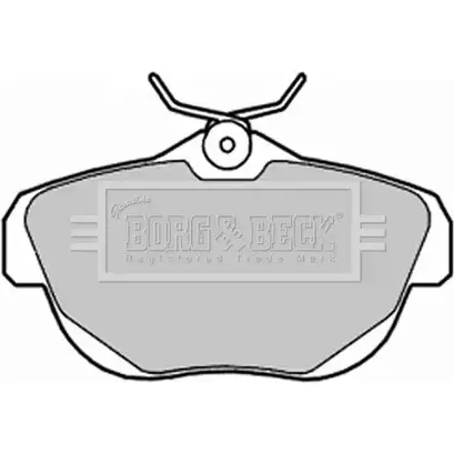 Тормозные колодки, дисковые, комплект BORG & BECK MY89G BBP1989 UCLB IVN 3150657