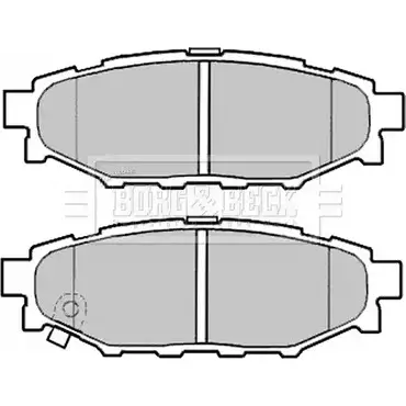 Тормозные колодки, дисковые, комплект BORG & BECK 3150671 TE5W2W 37P 3ZI BBP2004 изображение 0