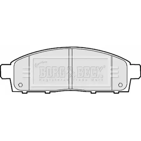 Тормозные колодки, дисковые, комплект BORG & BECK 17WD2 3150721 AZ XFL BBP2054 изображение 0