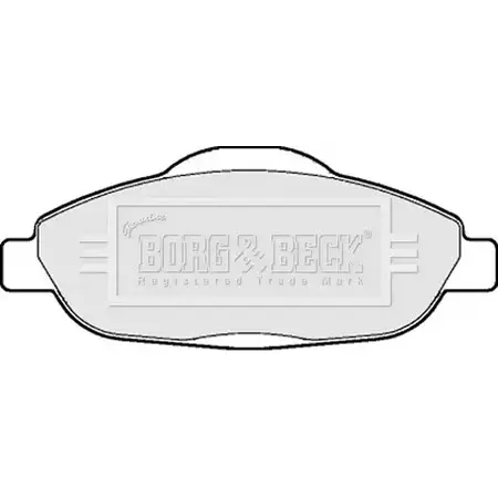 Тормозные колодки, дисковые, комплект BORG & BECK BBP2065 CZN57O 2OQ2Q FN 3150732 изображение 0