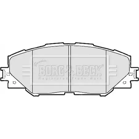 Тормозные колодки, дисковые, комплект BORG & BECK 5PDSX 3150746 HM3B IQF BBP2079 изображение 0