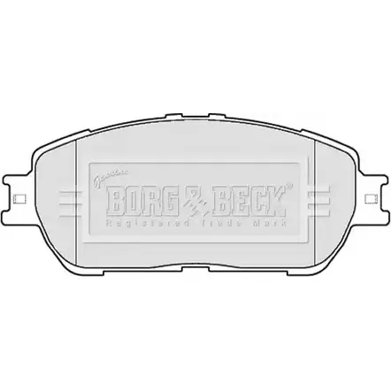 Тормозные колодки, дисковые, комплект BORG & BECK BBP2121 3150787 O3FGOL 7K1R E