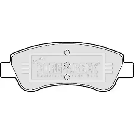 Тормозные колодки, дисковые, комплект BORG & BECK WWI7AJ E 2FAE BBP2131 3150797