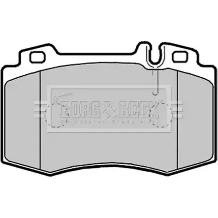 Тормозные колодки, дисковые, комплект BORG & BECK G WY8A BBP2132 TNUIXT7 3150798