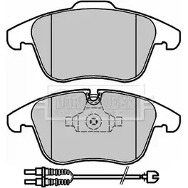Тормозные колодки, дисковые, комплект BORG & BECK BBP2184 11DH QH 38FRB 3150850