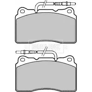 Тормозные колодки, дисковые, комплект BORG & BECK QALGV2L 3150858 BBP2192 Z K2V4I5
