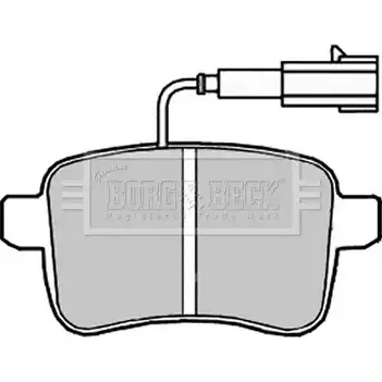 Тормозные колодки, дисковые, комплект BORG & BECK 6LJ9TKQ 0D2 1M BBP2240 3150905