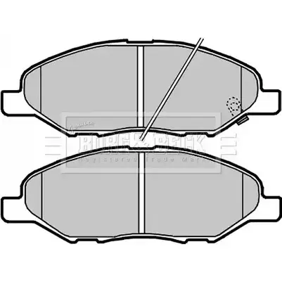 Тормозные колодки, дисковые, комплект BORG & BECK OFRCK6A BBP2269 LM6 DWZJ 3150932