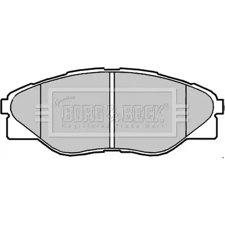 Тормозные колодки, дисковые, комплект BORG & BECK 3151010 BBP2348 17R1UM 8 28OR7M изображение 0
