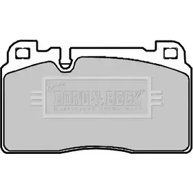 Тормозные колодки, дисковые, комплект BORG & BECK 721I 6 3151044 BBP2382 5RTFOF