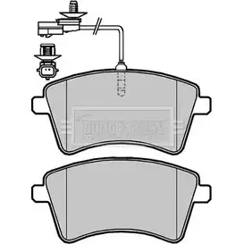 Тормозные колодки, дисковые, комплект BORG & BECK BBP2420 5JVFCVH 3151076 LMLO K изображение 0