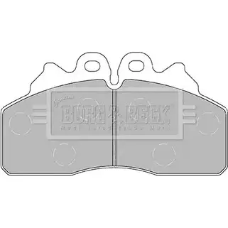 Тормозные колодки, дисковые, комплект BORG & BECK H30QQ BBP2435 3151091 I0L9 I изображение 0