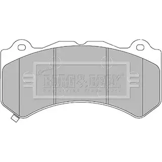 Тормозные колодки, дисковые, комплект BORG & BECK ZMCV9HI 9BTO WNW BBP2436 3151092 изображение 0