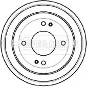 Тормозной барабан BORG & BECK Q14C7F E3IG I2 BBR7060 3151250 изображение 0