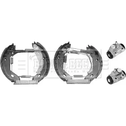 Тормозные колодки, комплект BORG & BECK 5QR6T2X 3151487 PTPD3J K BBS1065K изображение 0