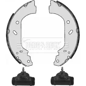 Тормозные колодки, комплект BORG & BECK BBS1115K BHGU4 3151526 6J BXT