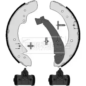 Тормозные колодки, комплект BORG & BECK SDW6OG CM 7P89B BBS1125K 3151535
