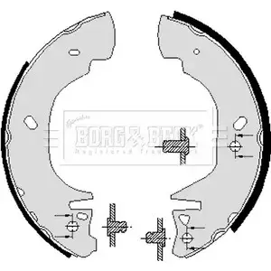 Тормозные колодки, комплект BORG & BECK Z62Y5RA XDVP YM BBS6024 3151588 изображение 0