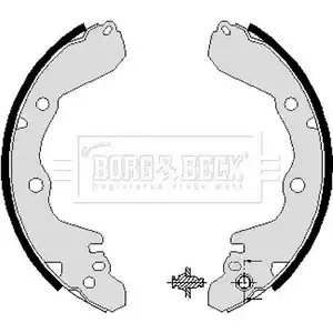 Тормозные колодки, комплект BORG & BECK MCJKR 3151601 BBS6038 HAB II изображение 0