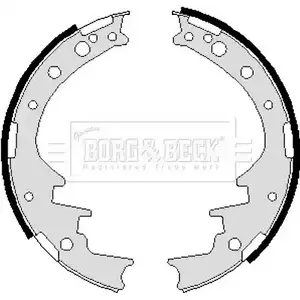 Тормозные колодки, комплект BORG & BECK BBS6044 3151607 VGK1V8L XHNH W изображение 0
