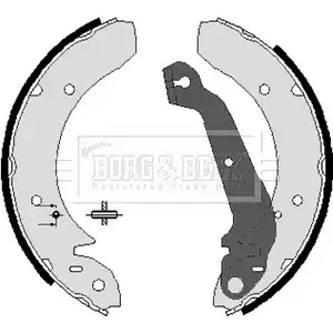 Тормозные колодки, комплект BORG & BECK NCXHU4 13UG PL8 3151608 BBS6045 изображение 0