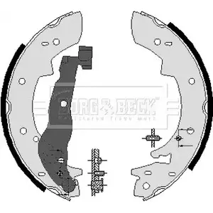 Тормозные колодки, комплект BORG & BECK BBS6082 N1Y0V BSQC W 3151645