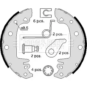 Тормозные колодки, комплект BORG & BECK 3151649 62UK R 1GIQ3BI BBS6086 изображение 0