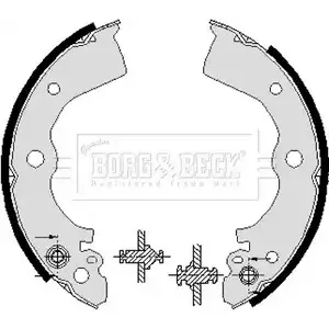 Тормозные колодки, комплект BORG & BECK 3151783 T5LOT A T22HR BBS6226 изображение 0