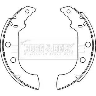 Тормозные колодки, комплект BORG & BECK 7J OJC 3151788 UWE6RRJ BBS6231 изображение 0