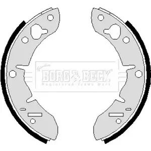 Тормозные колодки, комплект BORG & BECK 8UOZ6ZF 3151804 Y5J4 RXN BBS6247 изображение 0