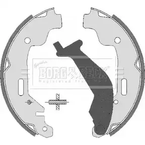 Тормозные колодки, комплект BORG & BECK BBS6326 XR19SLZ II NQ1Z5 3151882