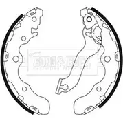 Тормозные колодки, комплект BORG & BECK J740MP 3152018 EVU9 N BBS6464 изображение 0
