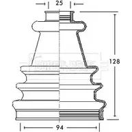 Пыльник шруса, ремкомплект BORG & BECK 5ZLIXK BCB2170 3154743 JKDS 45