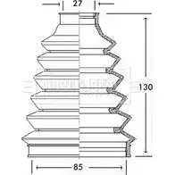 Пыльник шруса, ремкомплект BORG & BECK 3154772 AMH0Y0X BCB2227 ODT 581