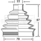 Пыльник шруса, ремкомплект BORG & BECK 3154810 BCB2285 XMOF2O I NKS5U изображение 0