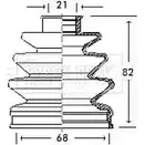 Пыльник шруса, ремкомплект BORG & BECK 49YHQ 3154834 J7 WWJB BCB2314 изображение 0