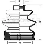 Пыльник шруса, ремкомплект BORG & BECK RJ 8VBG 3155037 BCB2723 GUDMQU