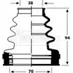 Пыльник шруса, ремкомплект BORG & BECK Z5I8BW BCB2807 3155102 PA 9K3AD