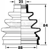 Пыльник шруса, ремкомплект BORG & BECK OL XPB30 3155246 LCZRAP3 BCB6033 изображение 0