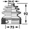 Пыльник шруса, ремкомплект BORG & BECK 3155325 Y77LKS BCB6117 SEP8P O