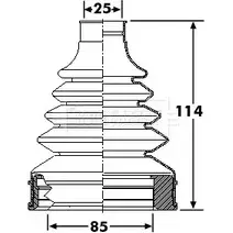 Пыльник шруса, ремкомплект BORG & BECK S6 7DXI3 3155474 I8OL0KA BCB6269