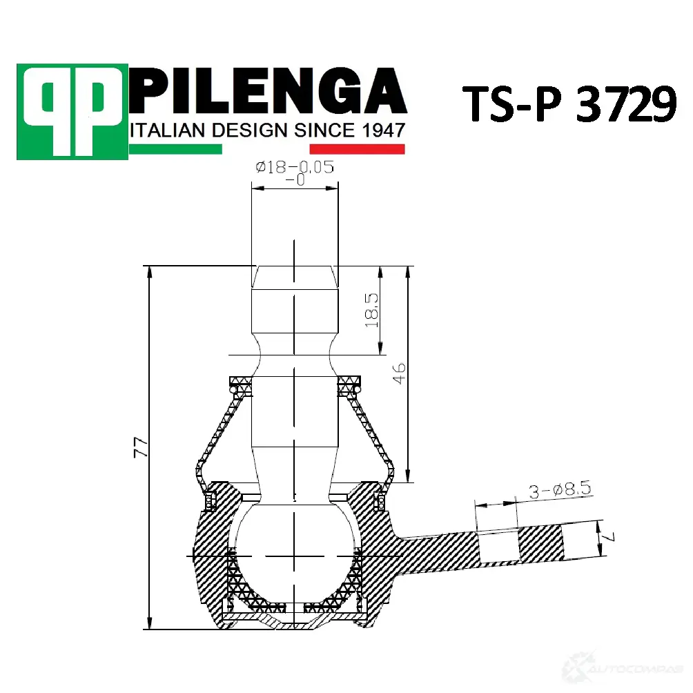 Опора шаровая рычага подвески PILENGA HPIMNC Y 1440664978 TSP3729